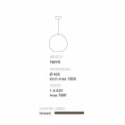 pandantiv lampa TOSCOT Newton Contemporan din teracotă realizate manual Viadurini