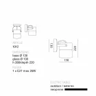 TOSCOT lampă Swing plafon / perete realizat în Toscana Viadurini