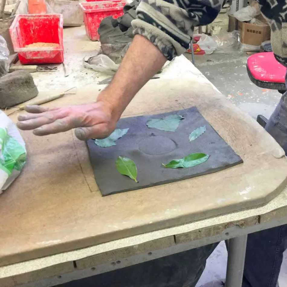 Toscot Vivaldi aplicație terracotta manuală în Italia Viadurini