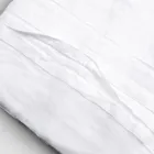 Față de masă de in alb cu chenar italian de lux plisat - Tippel Viadurini