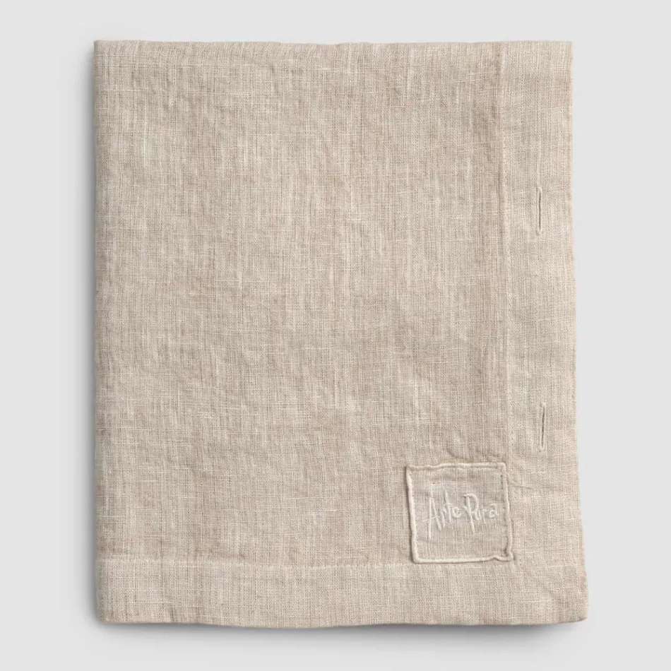 Față de masă modulară din in colorat cu butoniere și 10 nasturi - mediteraneană Viadurini