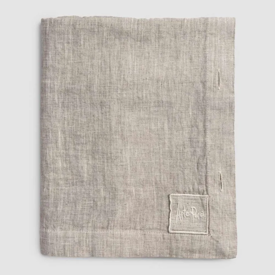 Față de masă modulară din in colorat cu butoniere și 10 nasturi - mediteraneană Viadurini