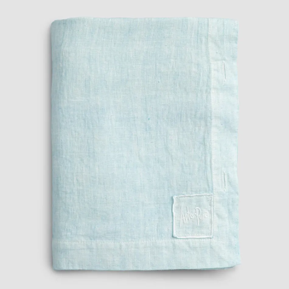 Față de masă modulară din in colorat cu butoniere și 10 nasturi - mediteraneană Viadurini