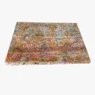 Față de masă din artă italiană cu bucată unică imprimată din bumbac manual Viadurini