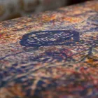 Față de masă din artă italiană cu o bucată de bumbac tipărit manual - mărci Viadurini