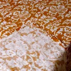 Față de masă din lenjerie artizanală 100% italiană cu imprimeu de mână dintr-o bucată - mărci Viadurini