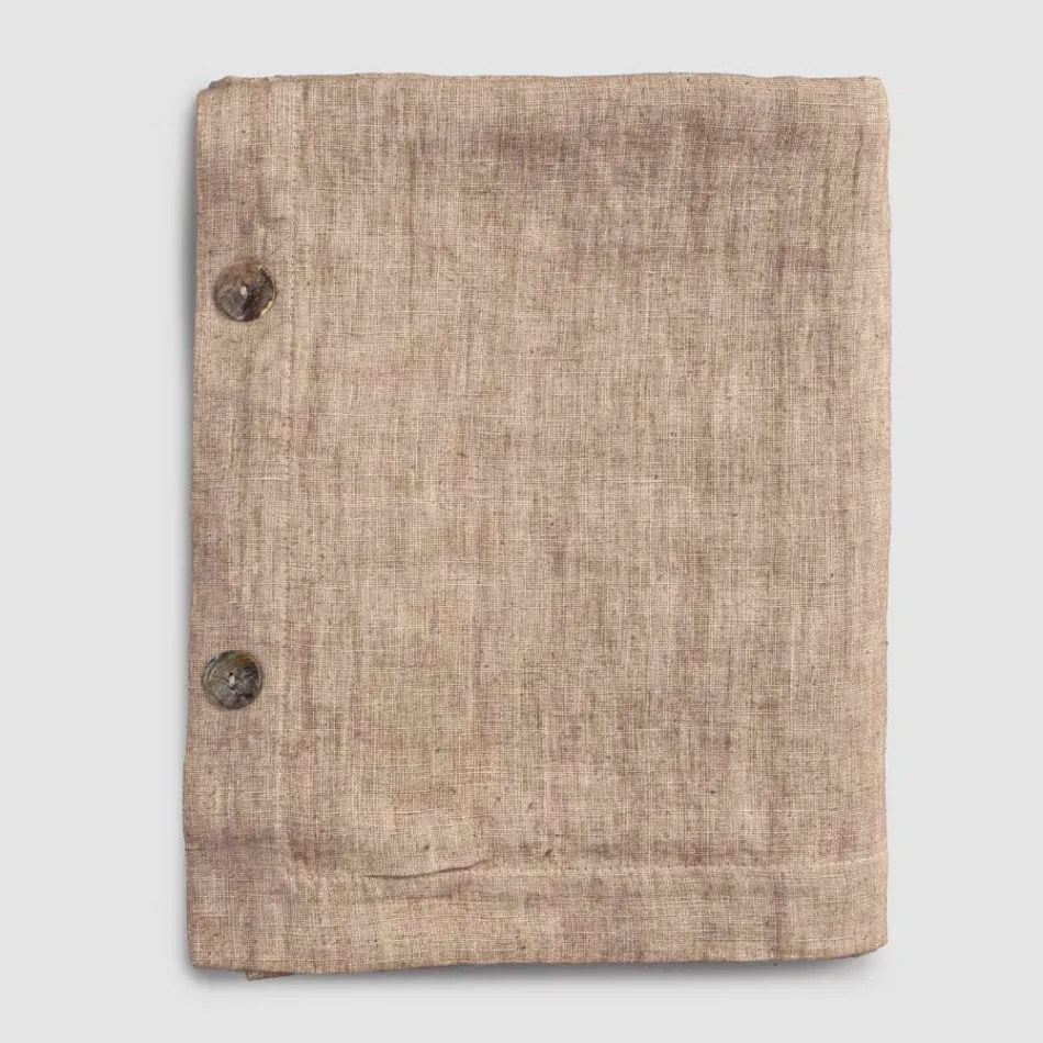 Fata de masa dreptunghiulara in in cu butoniere si 10 nasturi, lux - mediteraneana Viadurini