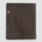 Față de masă dreptunghiulară de in cu butoniere și 12 nasturi de lux - mediteraneană Viadurini