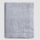 Față de masă dreptunghiulară de in cu butoniere și 12 nasturi de lux - mediteraneană Viadurini