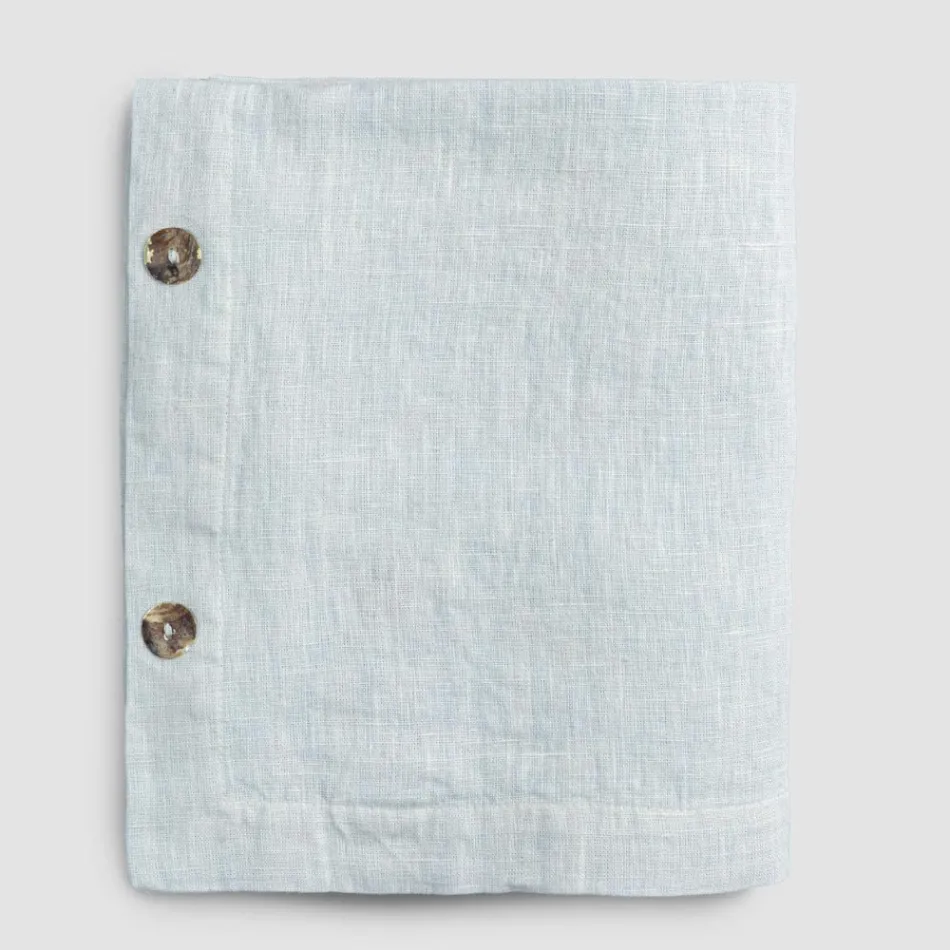 Față de masă de in colorată modulară de lux cu butoniere și 12 nasturi - mediteraneană Viadurini