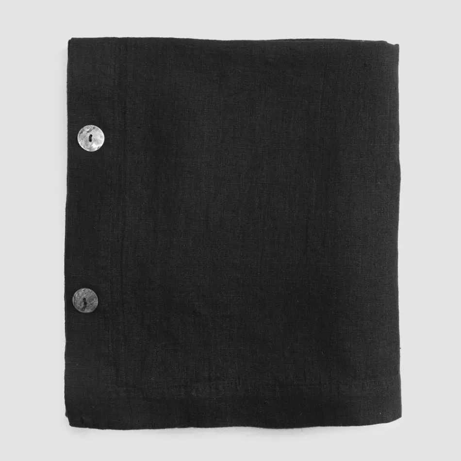 Față de masă de in colorată modulară de lux cu butoniere și 12 nasturi - mediteraneană Viadurini