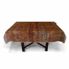 Față de masă italiană de înaltă calitate din bumbac printat manual - mărci comerciale Viadurini