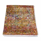 Față de masă italiană de înaltă calitate din bumbac printat manual - mărci comerciale Viadurini