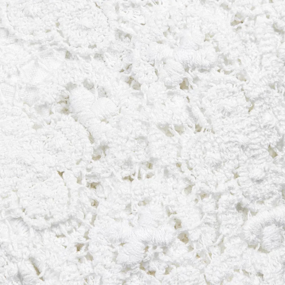 Fata de masa dreptunghiulara in Dantela de In si Bumbac Design Italian de Lux - Olimpia Viadurini