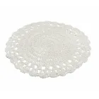 Rotund Placemat Crochet Placemat Diverse Culori 12 Piese - Punzolo Viadurini