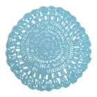 Rotund Placemat Crochet Placemat Diverse Culori 12 Piese - Punzolo Viadurini