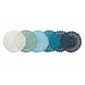 Rotund Placemat Crochet Placemat Diverse Culori 12 Piese - Punzolo