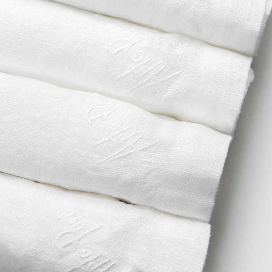 Șervețele de masă 6 bucăți cu design rafinat Made in Italy - Virtu Viadurini