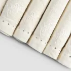 Șervețele de in cu cristale negre sau de unt, 6 bucăți de lux italian - Prezio Viadurini