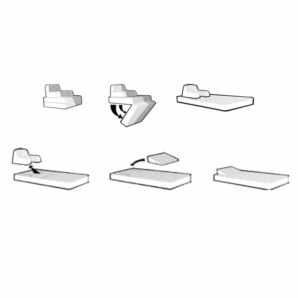 Trona Magnum Scaun plutitor de lux de design dublu scaun Viadurini