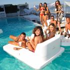 Trona Magnum Scaun plutitor de lux de design dublu scaun Viadurini