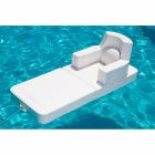 Trona scaun plutitor de design alb made in Italy Viadurini