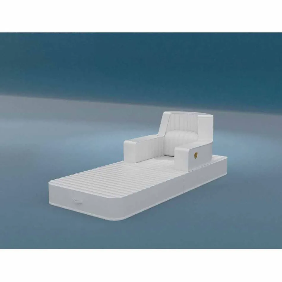 Trona scaun plutitor de design alb made in Italy Viadurini