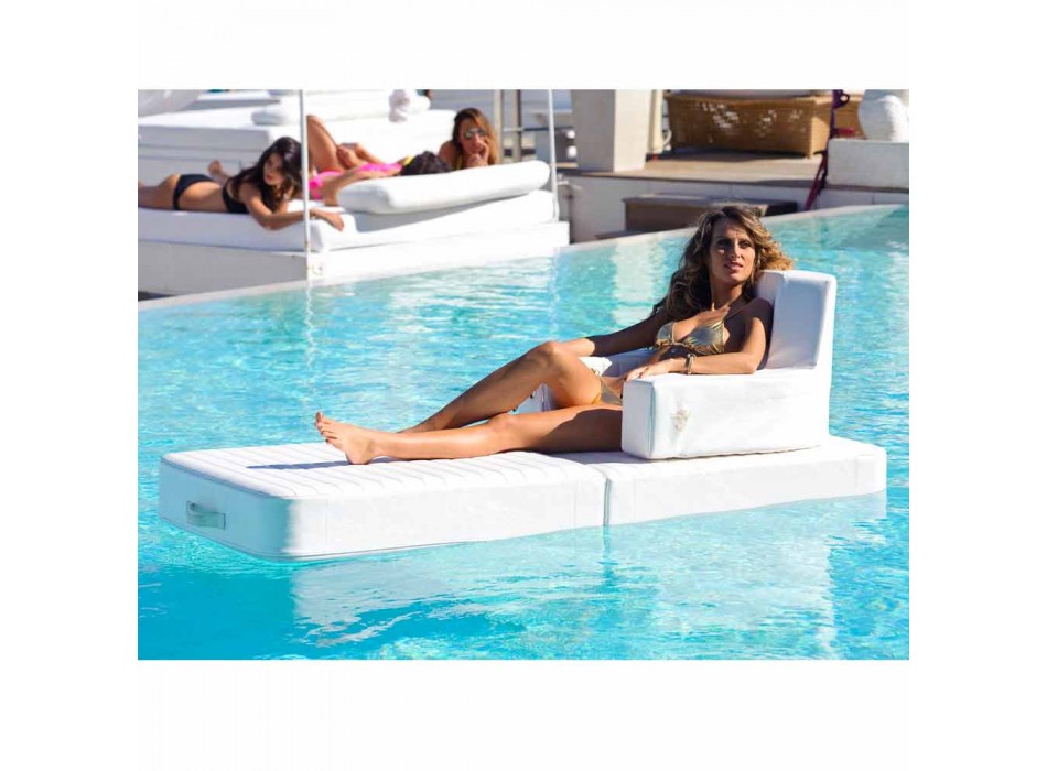 Trona scaun plutitor de design alb made in Italy Viadurini