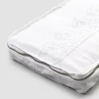 Geanta mare de voiaj din in cu dantela italiana de lux Sinergia - Randall Viadurini