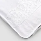 Geanta mare de voiaj din in cu dantela italiana de lux Sinergia - Randall Viadurini