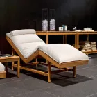 Varaschin Bar de grădină contemporan pat / tec de interior Viadurini