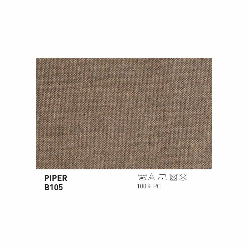 Varaschin Bar de grădină contemporan pat / tec de interior Viadurini