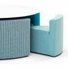 Tavă de grădină mare In & Out Varaschin + 8 fotolii moderne de design Viadurini