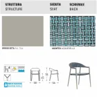 Varaschin Clever scaun de gradina moderne de design, 6 bucăți Viadurini