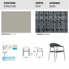 Varaschin Clever scaun de gradina moderne de design, 6 bucăți Viadurini