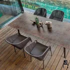 Varaschin Cricket scaun cu exterioare, 2 bucăți țesute manual Viadurini