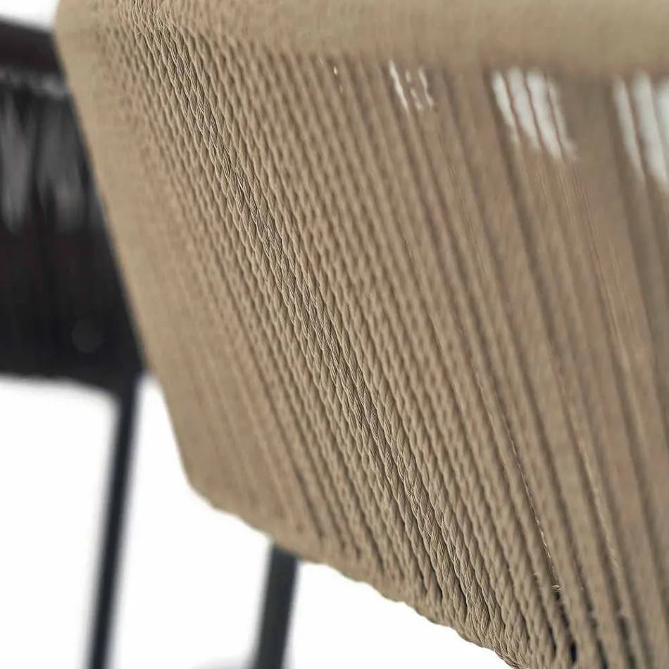 Varaschin Cricket scaun cu exterioare, 2 bucăți țesute manual Viadurini