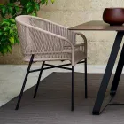 Varaschin Cricket scaun cu exterioare, 2 bucăți țesute manual Viadurini