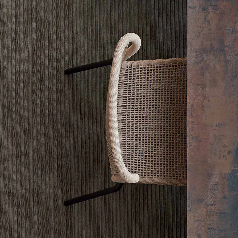 Varaschin Cricket scaun în aer liber moderne țesute manual, 2 bucati Viadurini