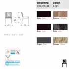 Varaschin Cricket scaun în aer liber moderne țesute manual, 2 bucati Viadurini