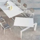 Varaschin Dolmen masă de grădină extensibilă de până la 380 cm Viadurini