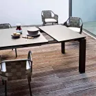 Varaschin Dolmen masă de grădină extensibilă de până la 380 cm Viadurini