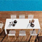 Varaschin Dolmen masă de grădină extensibilă de până la 380 cm Viadurini