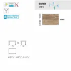 Varaschin Emma designer de picioare în aer liber în țesături tapiterie Viadurini