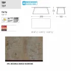 Varaschin Kolonaki masă de grădină modernă în diferite dimensiuni Viadurini