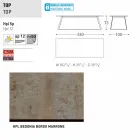 Varaschin Kolonaki masă de grădină modernă în diferite dimensiuni Viadurini