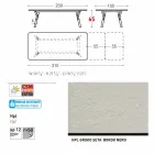 Varaschin Link masă de grădină de masă cu picioare din lemn de tec, H65 cm Viadurini