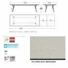 Varaschin Link masă de grădină de masă cu picioare din lemn de tec, H65 cm Viadurini