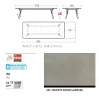 Varaschin Link tabel H grădină 65 cm extensibil până la 350 cm Viadurini