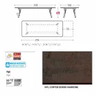 Varaschin Link tabel H grădină 65 cm extensibil până la 350 cm Viadurini